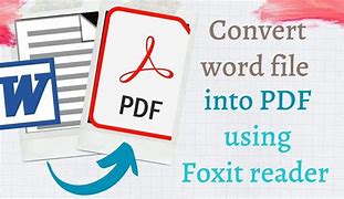 Image result for Foxit PDF Converter