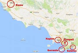Image result for Location of Pompeii Italy