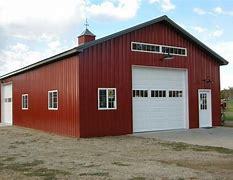 Image result for Rustic Red Metal Building