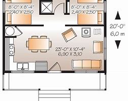 Image result for 2 Bedroom Cabin House Plans