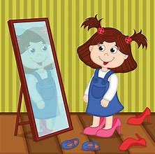 Image result for Looking in the Mirror Clip Art