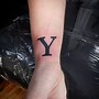 Image result for Y Letter Tattoo