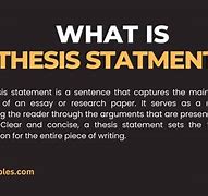 Image result for What Does a Thesis Look Like