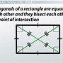 Image result for Rectangle Diagonals Theorem