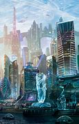 Image result for Futuristic Hologram City