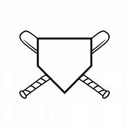 Image result for Home Plate Baseball and Bats Clip Art