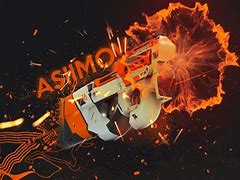 Image result for Asiimov CS:GO Background
