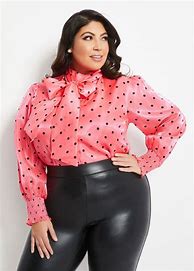 Image result for Plus Size Silk Tops for Women
