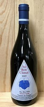 Image result for Au Bon Climat Pinot Noir Larmes Grappe