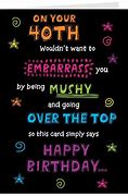 Image result for Free 40th Birthday Wishes