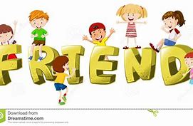 Image result for Friends Word Clip Art