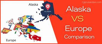 Image result for Alaska vs Europe Size
