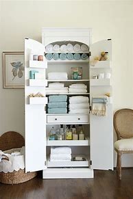 Image result for DIY Bathroom Storage Cabinet