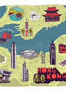 Image result for Hong Kong Map Cartoon