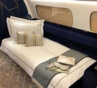 Image result for Private Jet Interior Bed