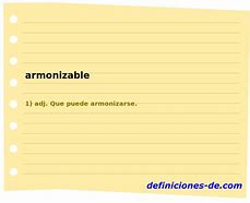 Image result for armonizable