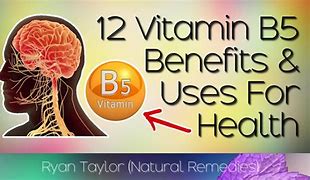 Image result for Vitamin B5 Medicine