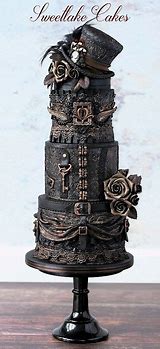Image result for Steampunk Weddings Gothic Cake