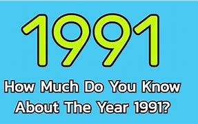 Image result for 1991 1999 Year