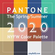 Image result for Pantone Color Spring Fashion Trends 2020