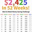 Image result for 52 Week Money Challenge Reversed
