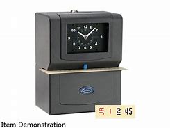 Image result for Lathem Time Clock Model 4001