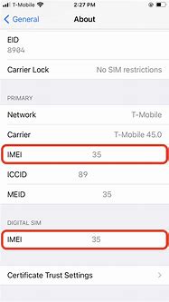 Image result for iPhone IMEI From Lock Screen