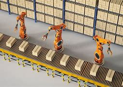 Image result for Factory Robot Illustrated