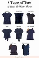 Image result for Tee Shirt Cuts