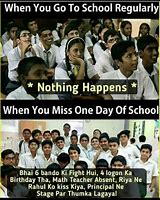 Image result for When You Miss One Day of School Meme