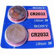 Image result for 3 Volt Lithium Battery CR2032