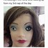 Image result for Running Makeup Meme