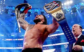 Image result for Roman Reigns Double Title 4K