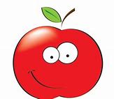 Image result for Slice Apple Cartoon Red