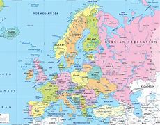 Image result for Map of Europe Capitals