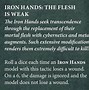 Image result for Iron Hands Typing