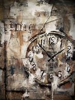 Image result for Vintage Clock Painting