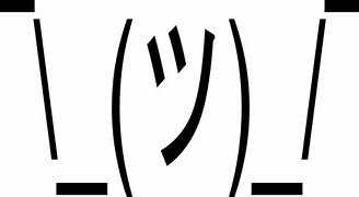 Image result for Shruggie Emoji