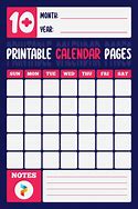 Image result for Free Calendar Pages