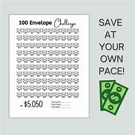 Image result for 50 Envelope Savings Challenge Free Printable