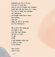 Image result for Poems About Learning to Let Go