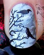 Image result for Winter Tree Nail Art