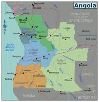 Image result for Mapa De Angola