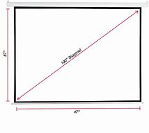Image result for 16 9 Projector Screen Sizes