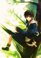 Image result for Chill Anime Boy in a Tree