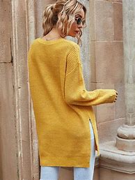 Image result for Crew Neck Tunic Sweaters