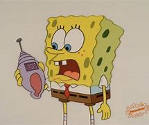 Image result for Spongebob Holding Phone