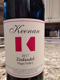 Image result for Robert Keenan Zinfandel Napa Valley