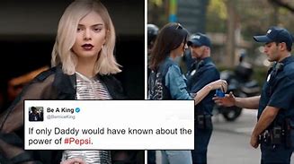 Image result for Kendall Jenner Pepsi Ad