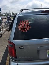 Image result for Funny Car Stickers